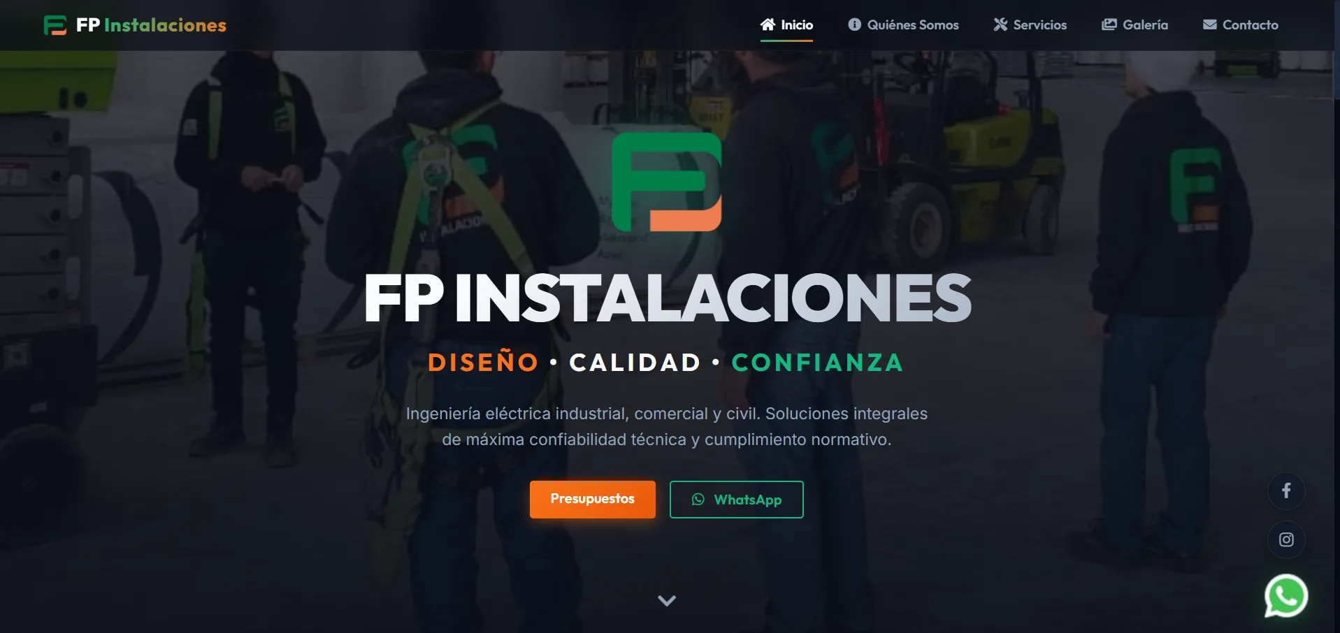 Landing Page FP Instalaciones
