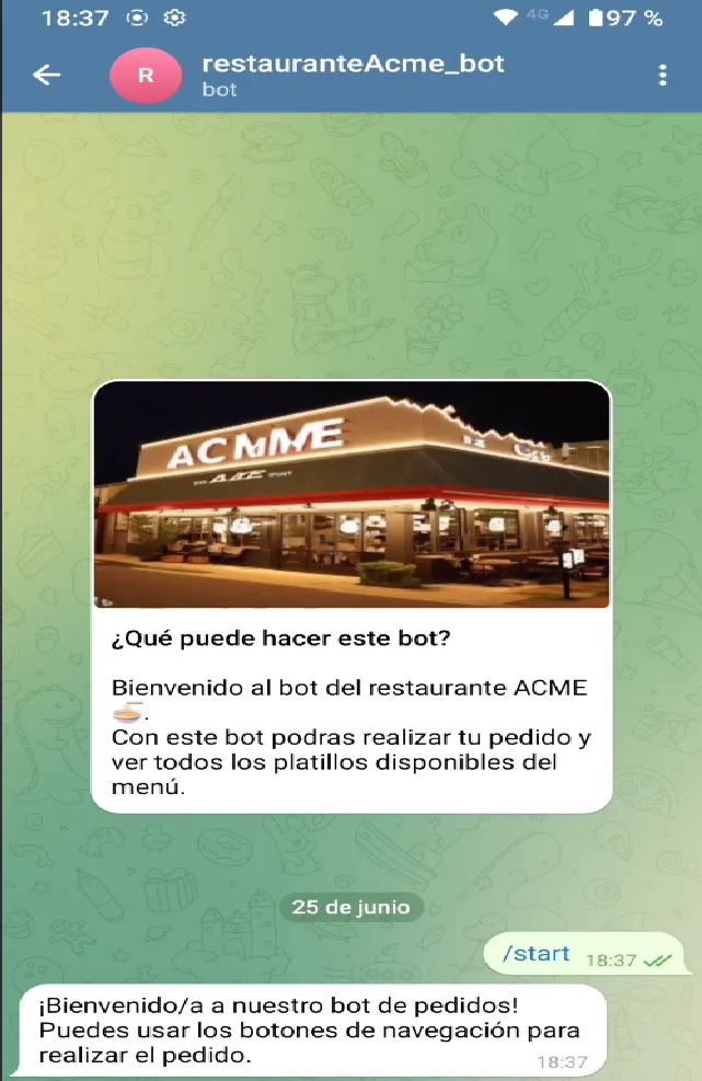 Aplicacion restaurante